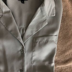 Feminine button down blouse